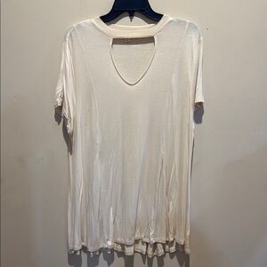 Living Doll Cream Short Sleeve Top